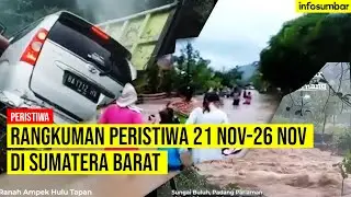 Bencana Banjir, Kecelakaan, Longsor Melanda Sumatera Barat Sepekan terakhir