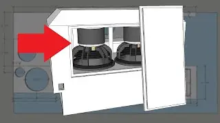 FREE BOX DESIGN 2 ZV6-15 6th Order Bandpass Wall