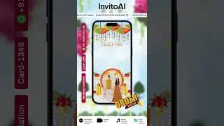 Digital Wedding Invitation Video | Luxury Wedding Video |AI- 1346