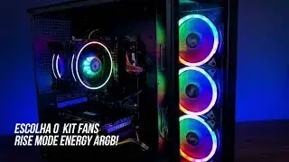 Kit Fan Gamer Energy ARGB -  Rise Mode - RM-02-RGB-5V