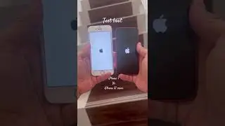 Test boot iPhone 7 vs iPhone 12 mini