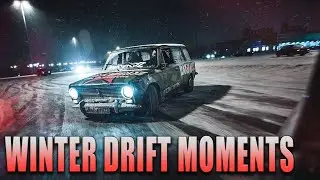 Winter Drift Moments | Ice drift | Snow drift | 雪ドリ