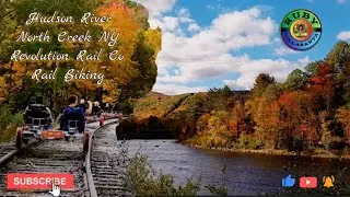 Hudson River | Rail Biking | Revolution Rail Co. | Foliage 2021 | North Creek NY | Ruby Villasanta