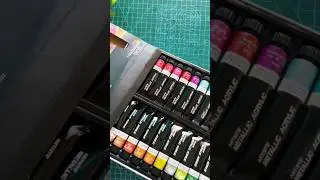 Brustro Metallic Acrylic Set of 24 #brustro #shorts #youtubeshorts #viral #youtube