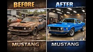 ASMR Car Restoration! Full Restoration of Ford Mustang Boss 429 1969#asmrcarrestoration #mustang