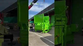 This waste compactor is ready for action! #wastemanagement  #environmentalmanagement