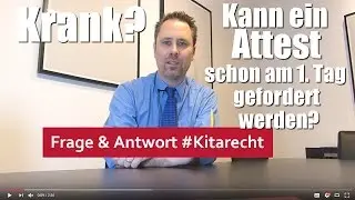 Kita2Day I K&ouml;nnen Kita-Tr&auml;ger von Erziehern eine Krankschreibung schon am 1. Tag fordern?