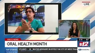CBS12: Dr. Josephs Talks About Oral Health Month