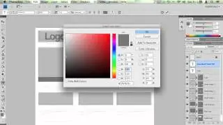 Building a Base Layout in Photoshop