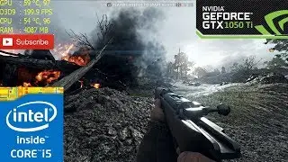 Battlefield 1 | GTX 1050 Ti | i5-7400 | 1080p | Gameplay