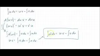 Intro to Integration by Parts Including the Formula and Tabular Method Part 1