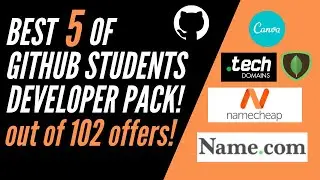 TOP 5 GITHUB STUDENTS DEVELOPER PACK OFFERS that you shouldn't miss | GitHub students developer pack