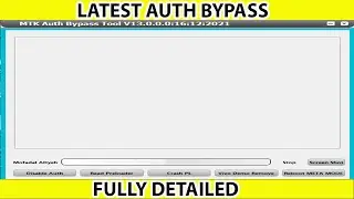 MTK AUTH BYPASS TOOL V13 || FREE AUTH TOOL || HOW TO MAKE PRELOADER BY FREE TOOL || SONKU TECH