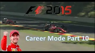F1 2015 Vettel Career Mode Part 10 (Belgium)