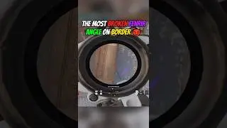 THE MOST BROKEN FENRIR ANGLE ON BORDER 💀 #rainbowsixsiege #r6s #r6tips #shorts #gaming