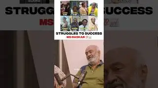🥵📈''MS Baskar'' Struggles To Success | Mozhi | Best Supportin g Actor for2024 film Parking #msbaskar