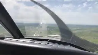 Piper Cherokee landing @ Austin Executive Airport KEDC