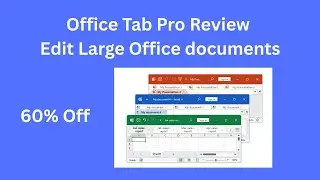 Office Tab Pro Review - Edit large Office documents tabbed interface
