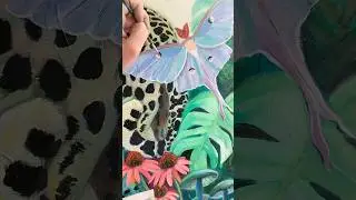 The Journey Is the Transformation | Leopard Painting #creativeflow #embracethejourney #wildlifeshort