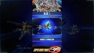 SRW30 Blue 1 - Rabbits Formation #shorts  #srw30 #superrobotwars #games #gameplay
