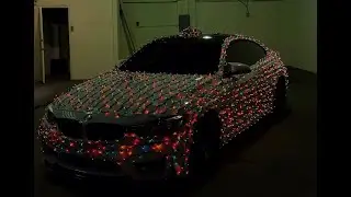 How to wrap your BMW M4 F82 in Christmas Lights