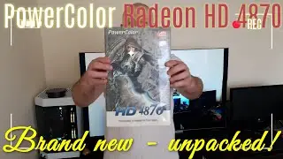 Unboxing a BRAND NEW ATI Radeon HD 4870 from 2008! (18 Years Old!)