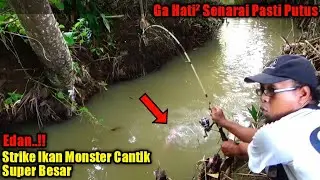 Ya Tuhan..!! Ga Nyangka Dapat Ikan Monster Besar Di Spot Ini || Mancing Ikan Besar Di Sungai Liar