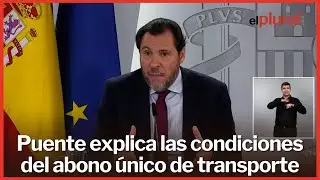 &Oacute;scar Puente explica las condiciones del abono &uacute;nico de transporte