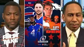 FIRST TAKE | Josh Allen will overcame adversity to beat Broncos - RC slams Stephen A. underest Bills