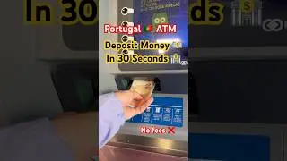 How to Deposit Money from ATM in Portugal 🇵🇹 Bank ATM in Portugal Multibanco
