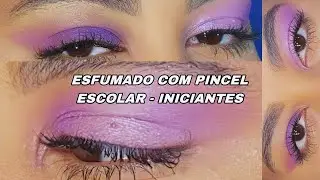Tutorial de maquiagem f&aacute;cil - como esfumar sombra sem pincel de maquiagem, iniciantes