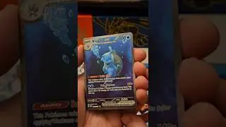 Pok&eacute;mon 151 opening Blastoise Special Illustration Rare #pokemoncards #pokemontcg #pokemoncommunity