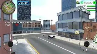 Rope Frog Ninja Hero - drone minigame