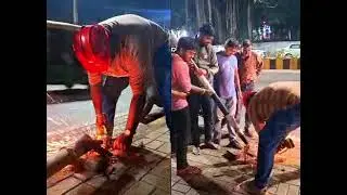 🚨 ACTION ALERT: Public Hazard Removed by SOCIAL WORKERS  Team Belagavi