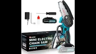 WOW! This Saker Mini Chain Saw is AWESOME! PRODUCT REVIEW & Demo. Easy Gardening! #gardening