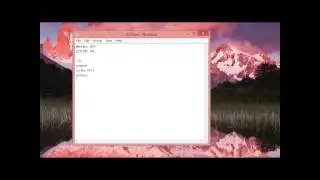 How to make a simple program in Notepad