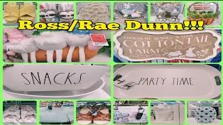 🛒👑🐣Ross Has Rae Dunn,Crocs, Michael's and More New Decor!! Spectacular Shop With Me!!🛒🔥
