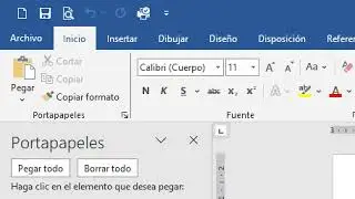 VIDEO N° 5  INTERFAZ DE LA PANTALLA DE MICROSOFT WORD