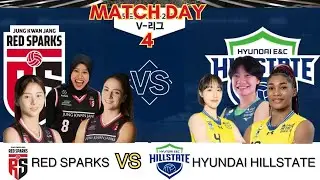 [FULLSET] RED SPARK VS HYUNDAI HILLSTATE. MATCH DAY 4 KOREAN V LEAGUE
