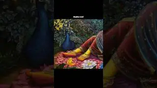 Beautiful feets of hindu goddess 💞🦚 || Radha rani status || #short #radha #laxmi #song #hindu