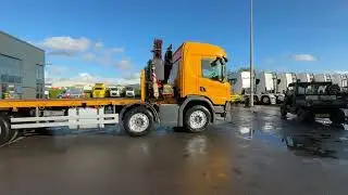 2019 (69) SCANIA P410 8X2 CHEESEWEDGE BEAVERTAIL W/ FASSI F235 CRANE (EURO 6) - BU69ZYB