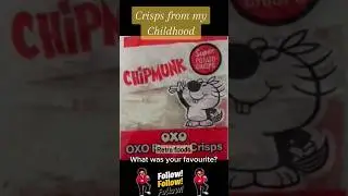 Retro Crisps / Chips.  #70s #80s #food #shortsvideo #shorts