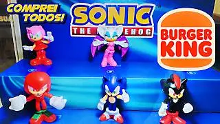 SONIC NO BURGER KING - 2025 | UNBOX | King Junior Toys Brazil