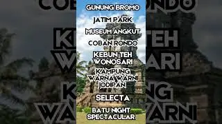 Destinasi Wisata Malang #shorts #solobackpacker #traveller #wisatamalang #visitsolo