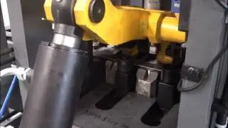Flat bar punching and marking machine model PPJ153A