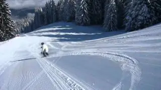 Skiing Morillon, Grand Massif March 2012