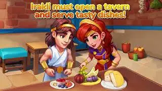 Greek Kitchen Frenzy: Dionysus - Time Management Gameplay & Ancient Greek Adventure
