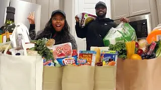 GROCERY SHOPPING FOR OUR NEW HOME!