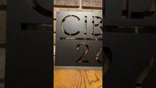Modern Address Sign