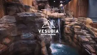 Le canyoning indoor au Ves&uacute;bia Mountain Park
